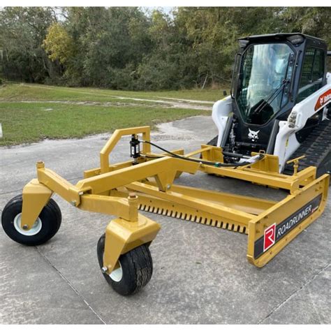 roadrunner skid steer grader|driveway grader for sale.